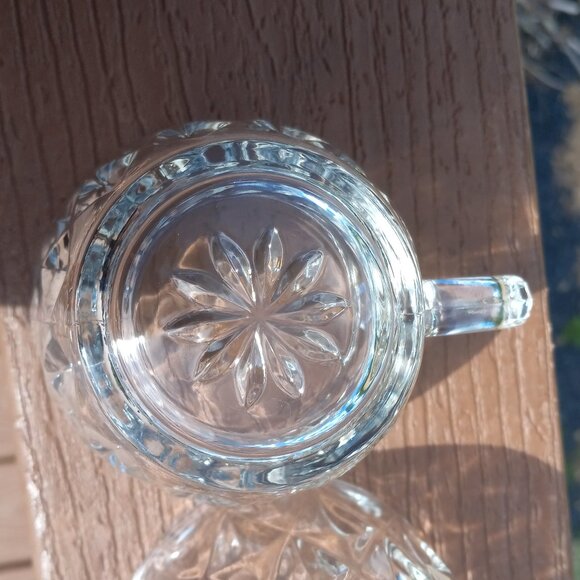 Vintage Anchor Hocking Crown Point Punch Glasses Cups Set of 7 - Picture 8 of 16